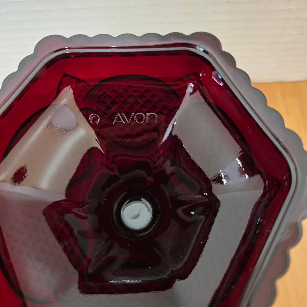 Vintage Avon 1876 Cape Cod Collection Hurricane Candle Lamp Base - Picture 3 of 3
